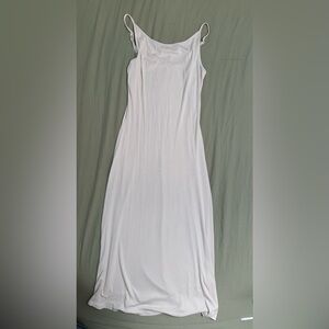 Cream bodycon dress